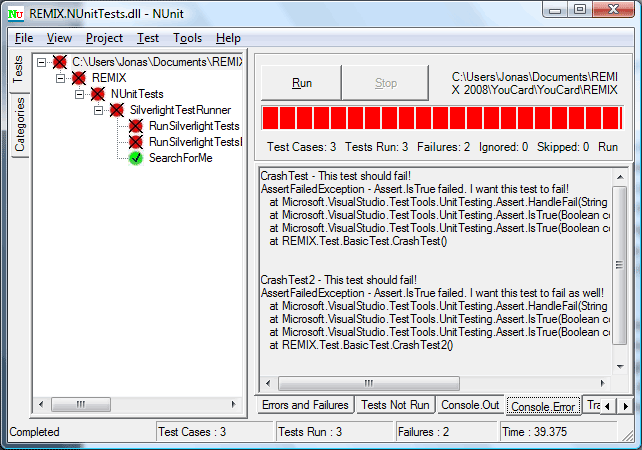 Silverlight-in-NUnit