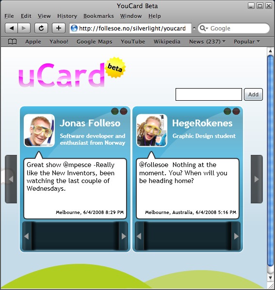YouCardScreenshot